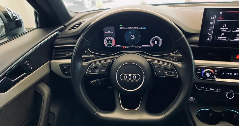 Audi A4 cena 144900 przebieg: 24657, rok produkcji 2020 z Pułtusk małe 379